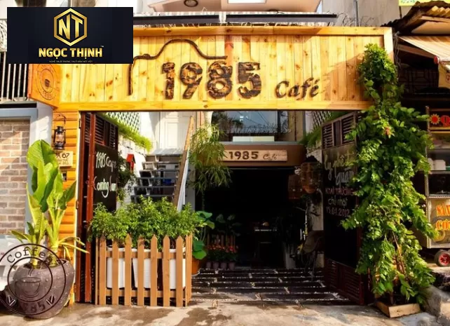 BẢNG HIỆU GỖ QUÁN ĂN / TIỆM CAFE NHIỀU SIZE NGỌC THỊNH - BHG03